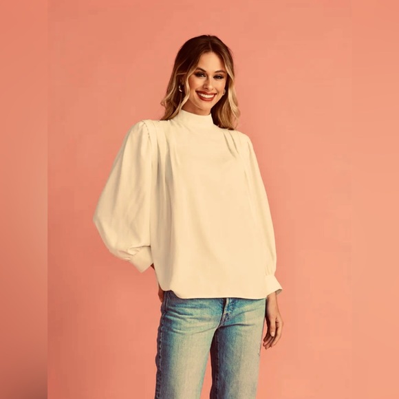 CROSBY by Mollie Burch Tops - Crosby by Mollie Burch Pearl Brett Blouse Size Large